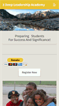 Mobile Screenshot of 3deepleadership.com